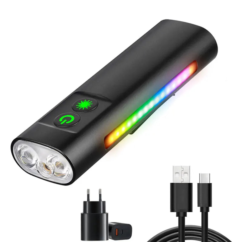 Multi-function Pocket Flashlight With Tail Magnet Emergency Outdoor Torch Portable Built-In Battery Rechargeable Clip Work Lamp