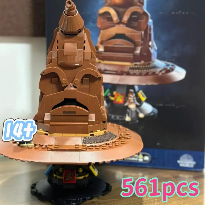 Hot New Releases 561pcs Sorting Witch Hat Building Blocks Model Toy Fit 76429 Witch Pottered Wizard Hats Christmas Gifts