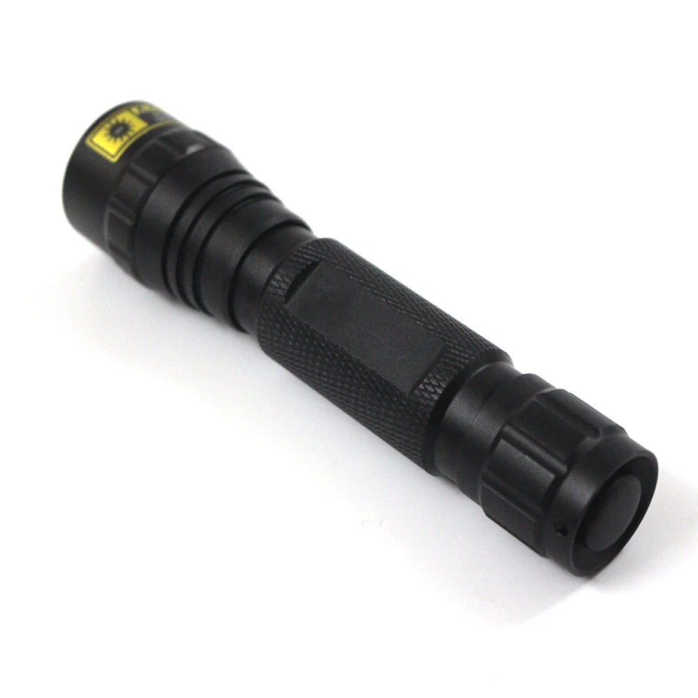 10W 365nm UV Flashlight Portable 18650 Rechargeable Blacklight for Pet Urine Detector, Resin Curing, Scorpion, Fishing
