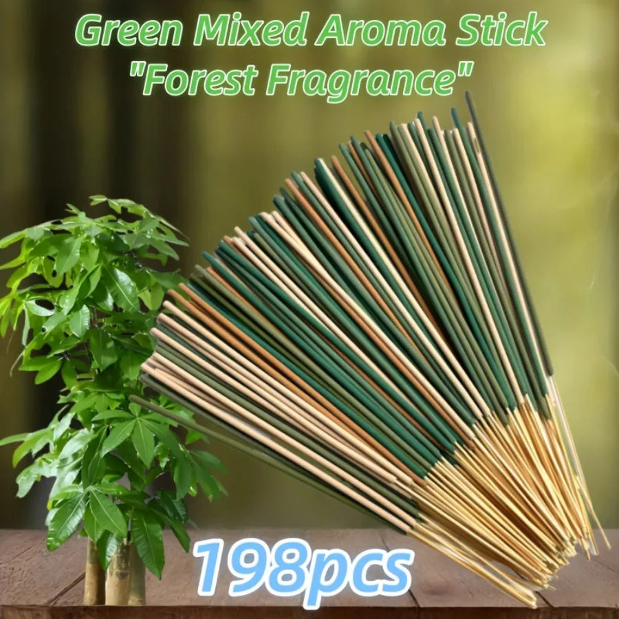 65/198/299pcs Forest Inspired Mixed Aroma Stick -8.66 inch Long lasting Aroma Home Decoration Christmas and Halloween Gift