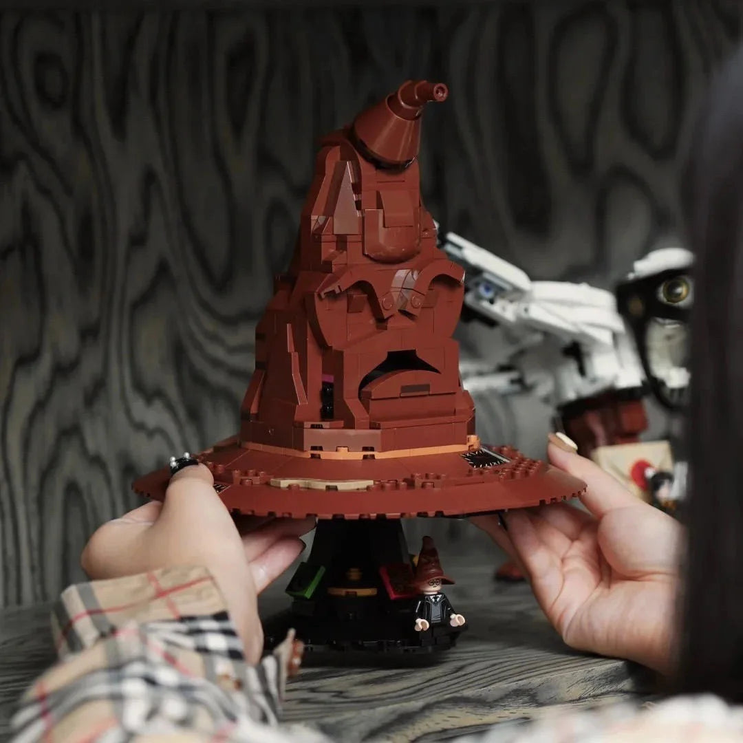 Hot New Releases 561pcs Sorting Witch Hat Building Blocks Model Toy Fit 76429 Witch Pottered Wizard Hats Christmas Gifts