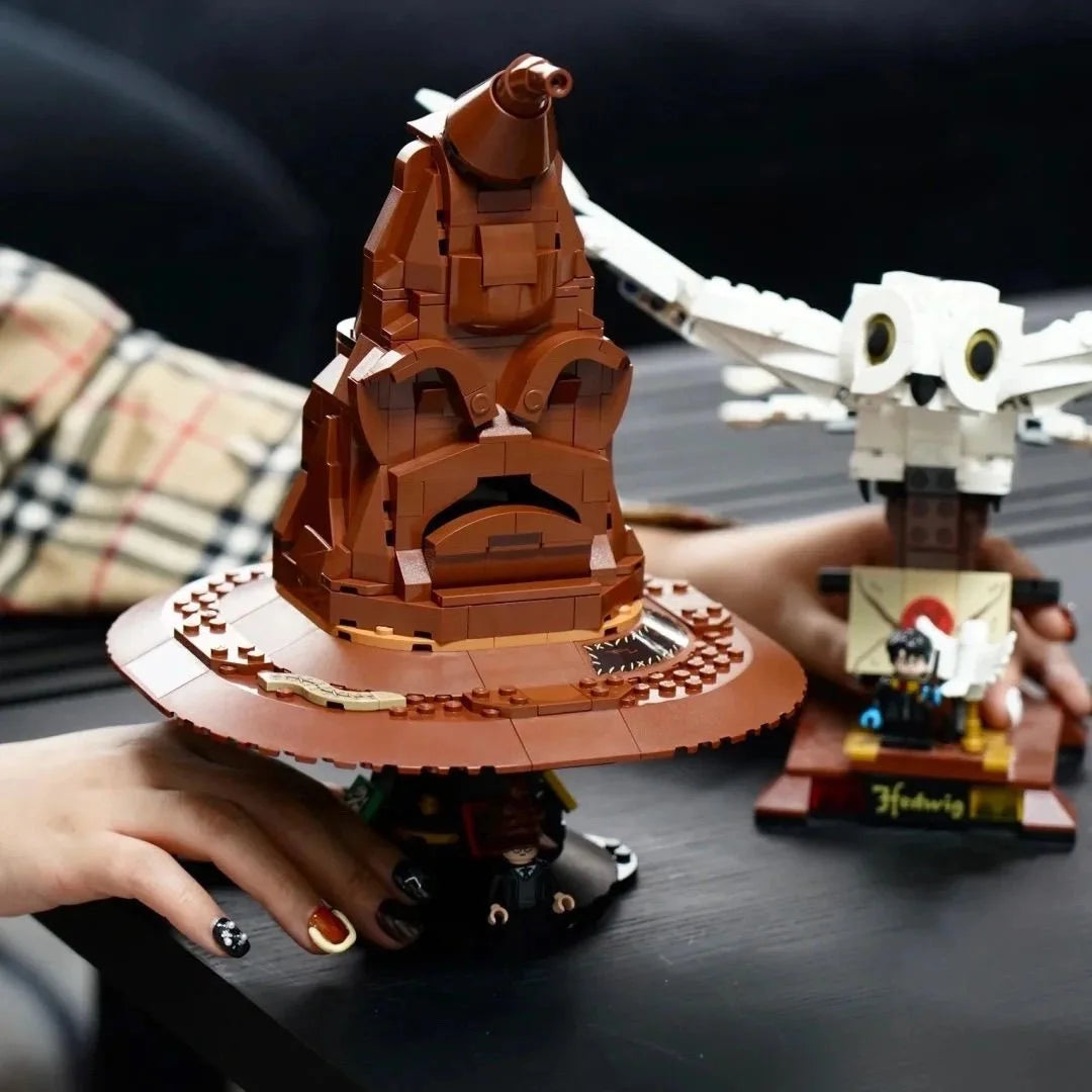 Hot New Releases 561pcs Sorting Witch Hat Building Blocks Model Toy Fit 76429 Witch Pottered Wizard Hats Christmas Gifts
