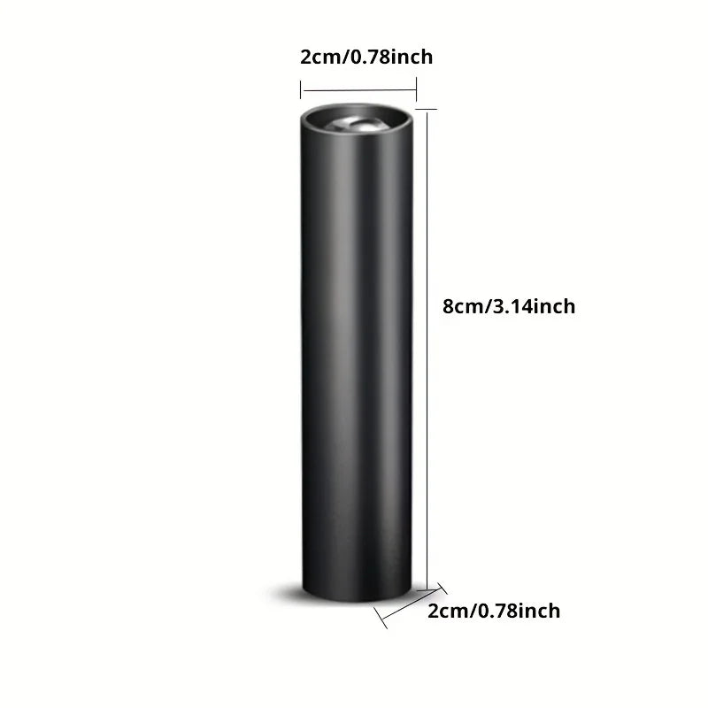 1/2PCS Mini Led Flashlight Q5 Zoom Focus Torch Lamp 400LM Built In Battery Waterproof Lamp Outdoor Camping Fishing Flashlight