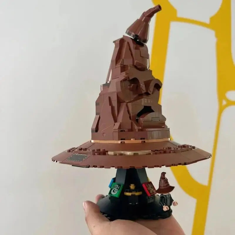 Hot New Releases 561pcs Sorting Witch Hat Building Blocks Model Toy Fit 76429 Witch Pottered Wizard Hats Christmas Gifts