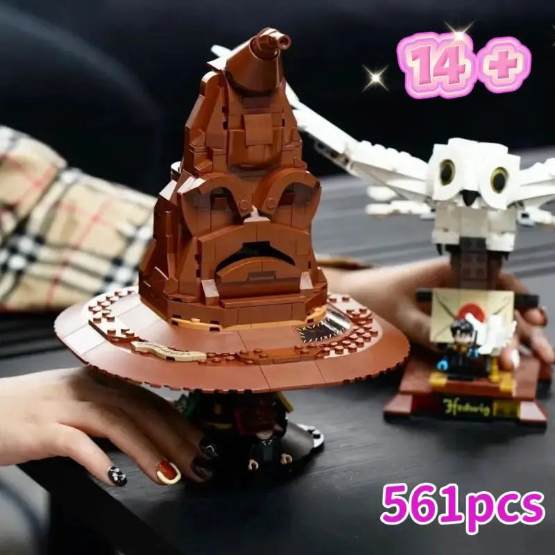Hot New Releases 561pcs Sorting Witch Hat Building Blocks Model Toy Fit 76429 Witch Pottered Wizard Hats Christmas Gifts