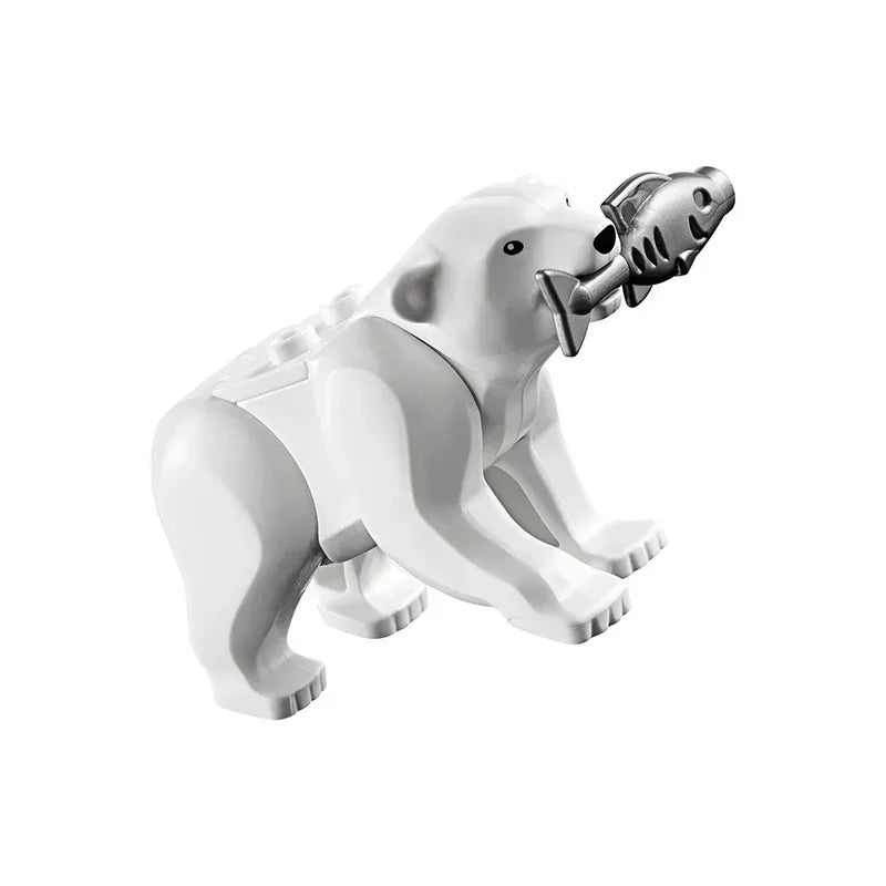 Suitable for urban series polar exploration Arctic ocean giant ship building blocks children's assembly toys Christmas gifts