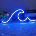 Wave Neon Sign Dimmable Sun Sea Wave LED Neon Light for Wall Decor USB Ocean Surf for Bedroom Bar Cafe Birthday Party Christmas