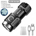 6x Led High Bright Mini Palm Small Flashlight USB Rechargeable Portable Magnet Torch Outdoor Hiking Camping Home Work Car Repai