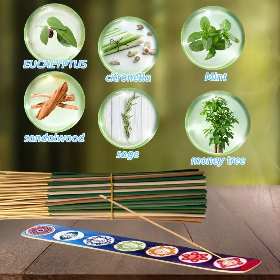 65/198/299pcs Forest Inspired Mixed Aroma Stick -8.66 inch Long lasting Aroma Home Decoration Christmas and Halloween Gift