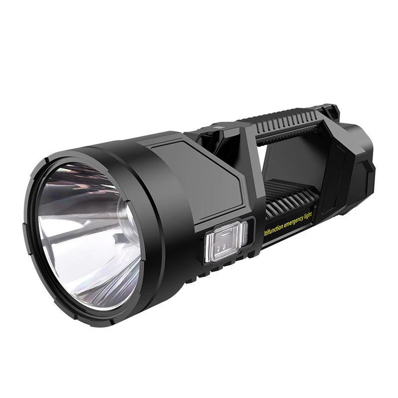 P70 Searchlight Outdoor Multi-function Lighting LED High Power Flashlight Long Distance USB Hand Lamp Camping
